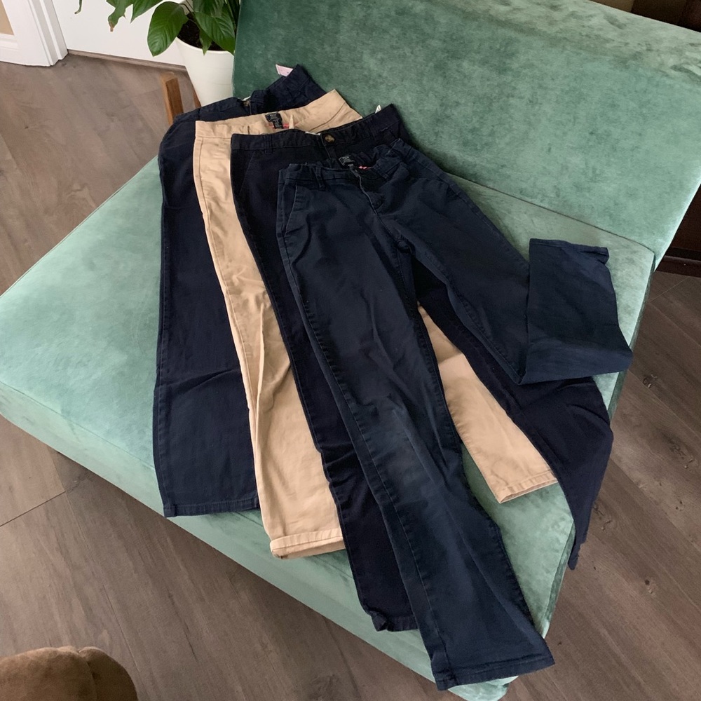 Girl uniform pants size 12 Gap Old Navy
